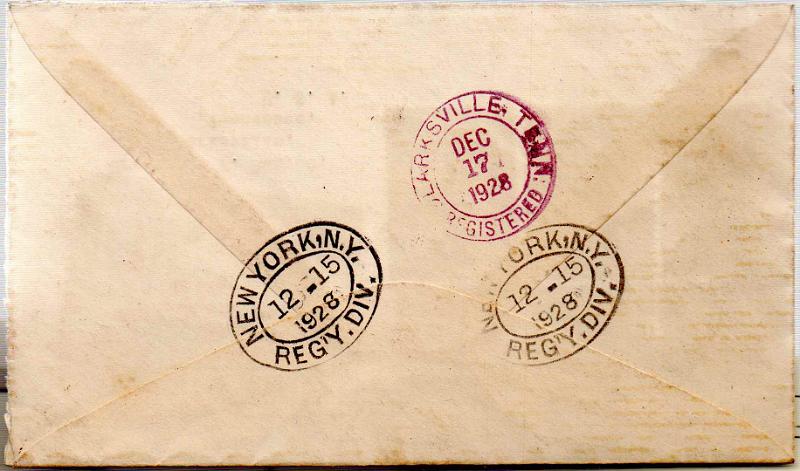 1363 v.jpg -     Lote:    1363 (verso)                   Descrição:         1925 &mdash; Independência de Portugal * 3.ª emissão. Selos do Continente com sobrecarga AÇORES. Sobrescrito circulado registado de Ponta Delgada (02.12.28) para os EUA (17.12.28) com selos de 6c, 15c, 25c, 32c, 96c e 1$60, CE270, 271, 273, 274, 278 e 280.        Carta       Valor Base:     &euro; 125,00     Valor Venda:     &euro;      